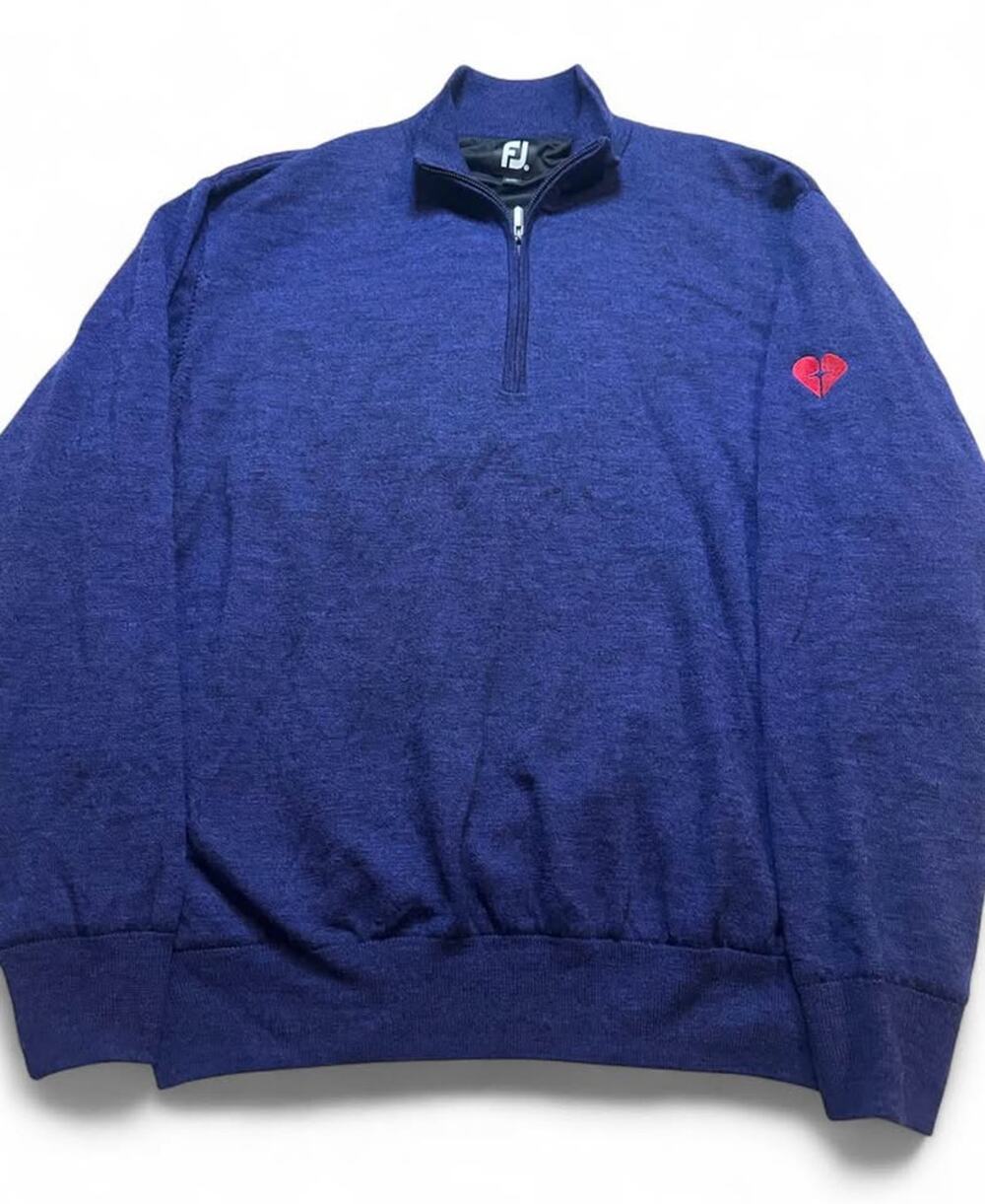 FootJoy Wool 1/4 Zip Pullover Sweater Size XL